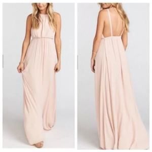 Show Me Your MuMu Blush Pink Maxi Dress